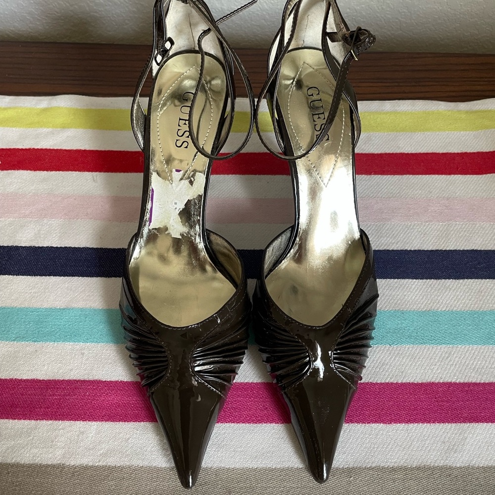 Never Worn Brown Guess Heels